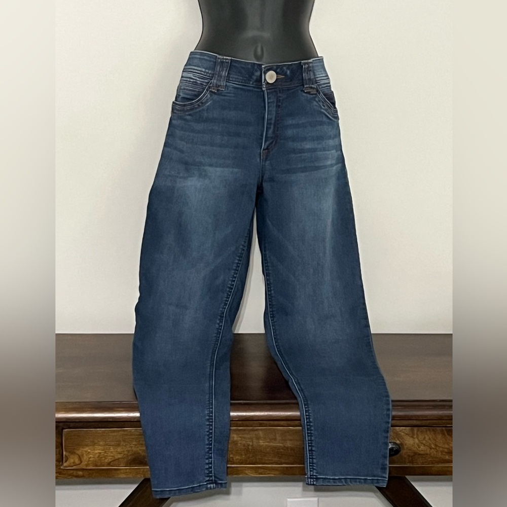 Democracy Ab Technology Women’s Mid-Rise Skinny Ankle Dark Wash Jeans Size 10